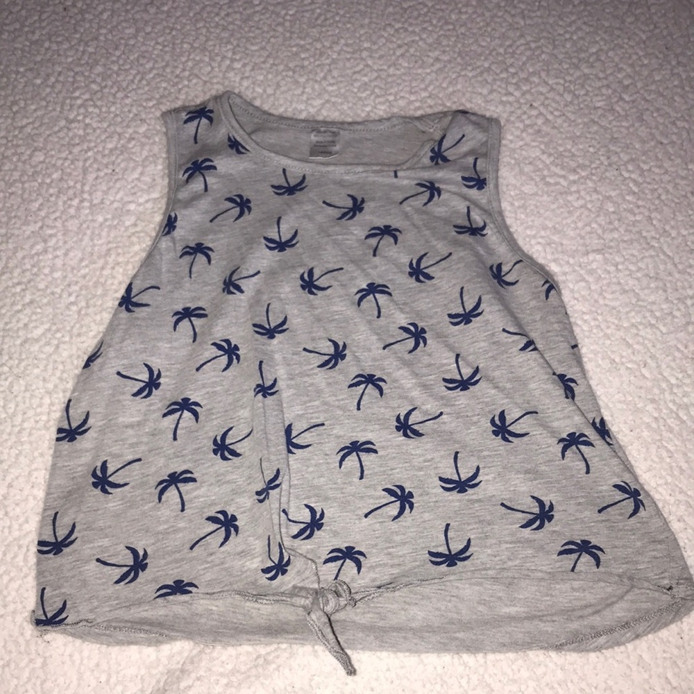 Palm tree muscle shirt